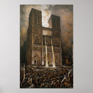 Póster O povo que Besieging Notre-Dame