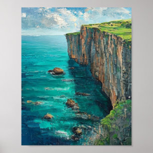 Poster O Precipício Esmeralda: Uma Sinfonia Texturizada d