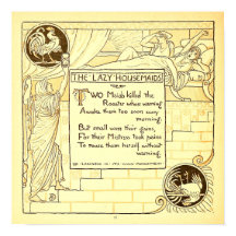O Preguiçoso Housemaids Walter Crane Small