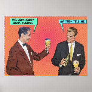 Póster O presente de Conrad [poster alegre engraçado]