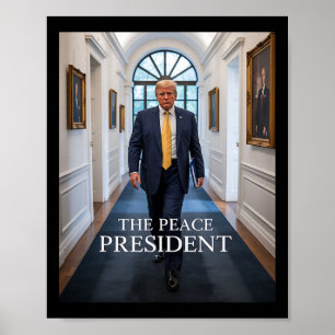 Poster O Presidente da Paz, Trump Presidente da Paz _1