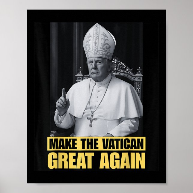Poster O Presidente Engraçado Trump Quer Ser O Próximo Pa (Frente)