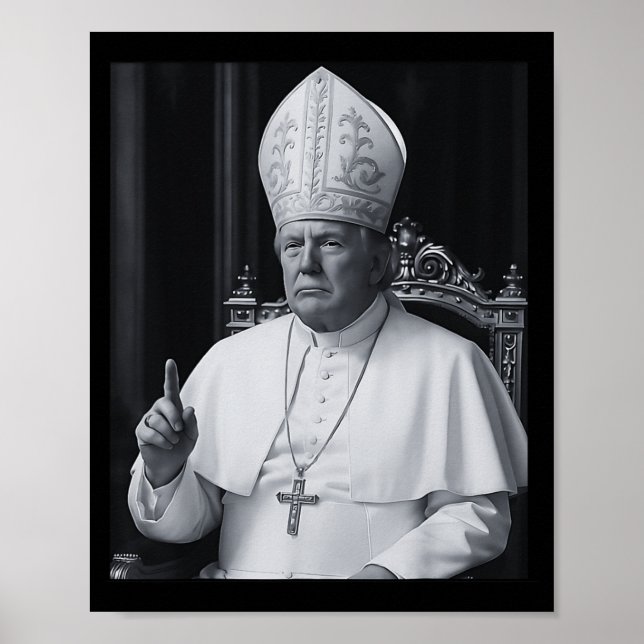 Poster O Presidente Engraçado Trump Quer Ser O Próximo Pa (Frente)