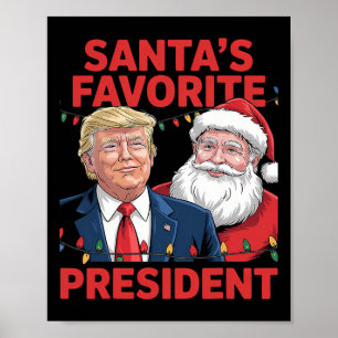 Poster O Presidente Favorito do Papai Noel Dança com Sant