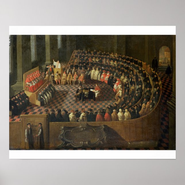 Póster O primeiro capítulo do Conselho 25 de Trent, Ve (Frente)