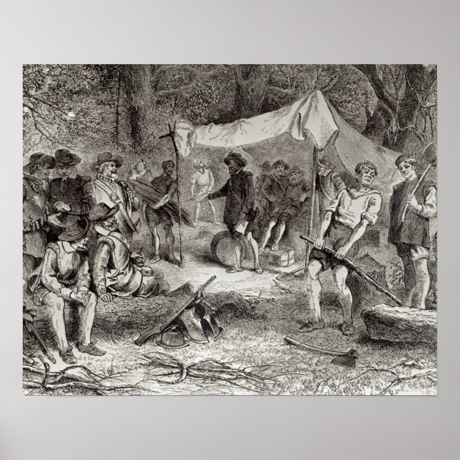 Póster O primeiro dia em Jamestown (Frente)