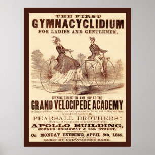 Póster O primeiro Gymnacyclidium (1869)