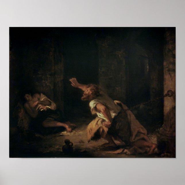 Poster O Prisioneiro de Chillon, 1834 (Frente)