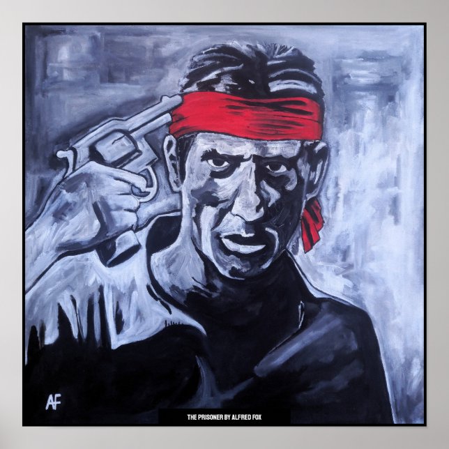 Poster O Prisioneiro Pintura por Alfred Fox (Frente)