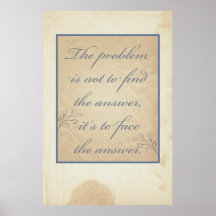 O problema não é...