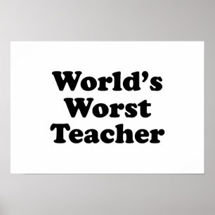 Póster o professor o mais mau do mundo