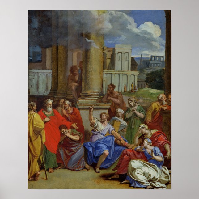 Póster O Profeta Agabus Prevendo (Frente)