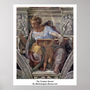 Poster O profeta Daniel por Michelangelo Buonarroti