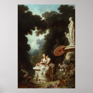 Poster O Progresso do Amor - Série Fragonard