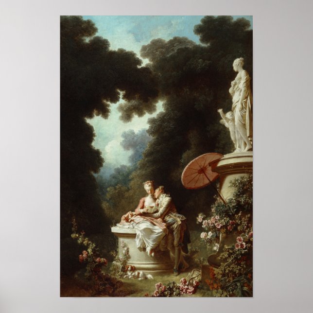 Poster O Progresso do Amor - Série Fragonard (Frente)