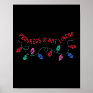Poster O Progresso Não é Linear Professor Sped Educação E