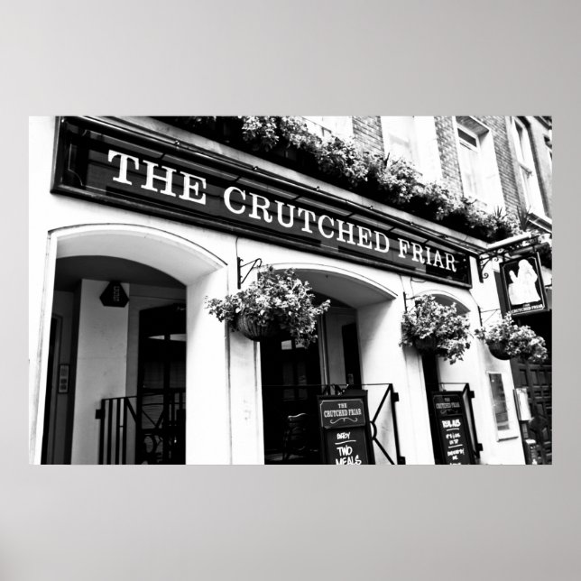 Póster O pub Friar Crutked London (Frente)