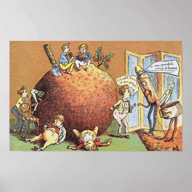 Poster O pudim de Natal (Frente)