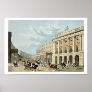 Póster O quadrante, rua regente, de Piccadilly Circu