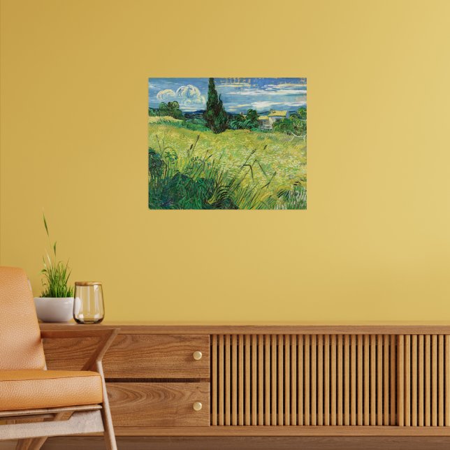 Poster O quadro de Vincent van Gogh, Campo Verde, (Sala de Estar 2)
