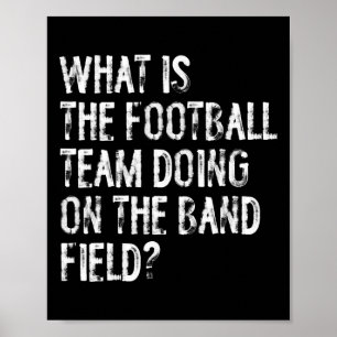 Poster O Que A Equipe De Futebol Está Fazendo No Campo Da