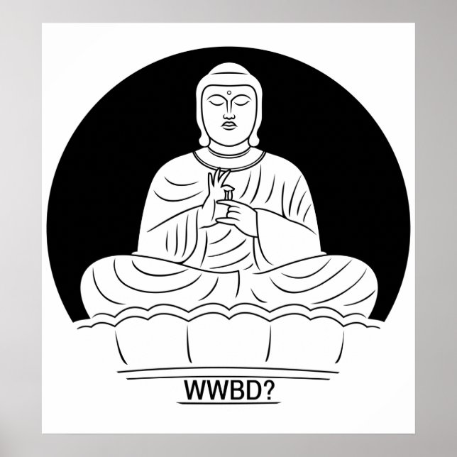 Póster O Que Buddha Faria? (Frente)