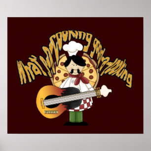 Póster O que é - um-cozinhar-bom-um-vista