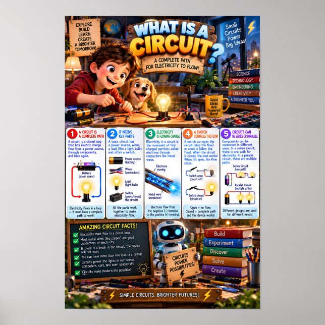 Poster O que É um Infográfico de Circuito (Frente)