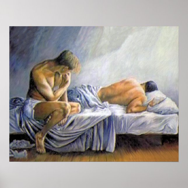 Póster O que ele está sonhando? (Frente)