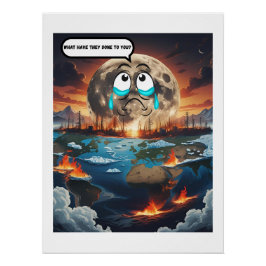 Póster O Que Eles Fizeram Com Você? - Se A Lua Pudesse