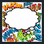 Póster O que eu Estou Pensando História em Quadrinhos Pop<br><div class="desc">CARTAZ PERSONALIZADO DE POP ART COM BOLHA DE PENSAMENTO DE QUADRINHOS. Deixado em branco para que você possa personalizá-lo. Escreva à mão ou use uma das ótimas fontes da Zazzle para adicionar sua mensagem ou nome ou o nome de alguém querido para criar um presente único. Personalize, customize, faça à...</div>