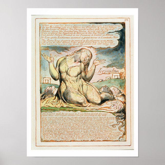 Póster 'O que eu vejo!..', prato 92 de 'Jerusalém' (Seja (Frente)