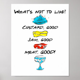 Poster O Que Não Gostar Creme De Geleia De Carne Bom 1 