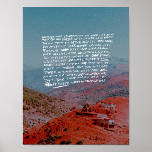 Póster O que quer que acabe acontecendo aqui,