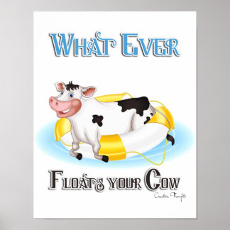 Poster O Que Quer Que Chegue Sua Vaca