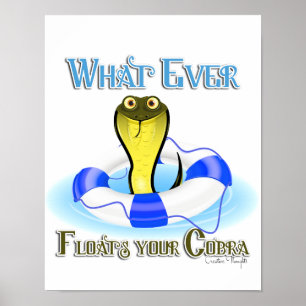 Póster O Que Quer Que Flutue O Seu Cobra