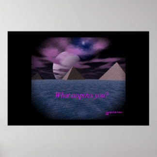 Póster O que te inspira?