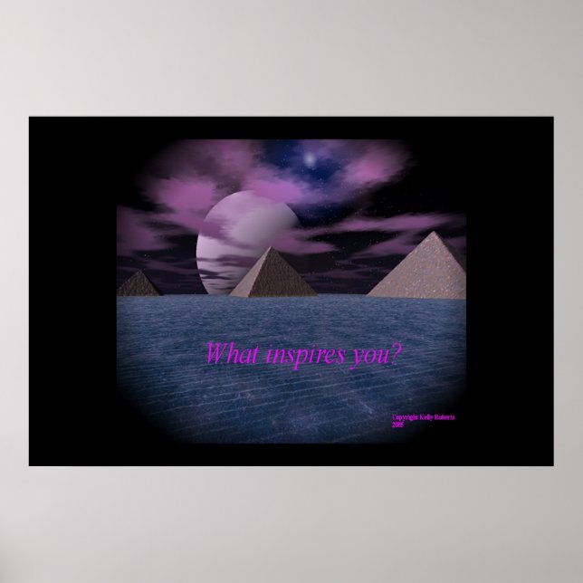 Póster O que te inspira? (Frente)