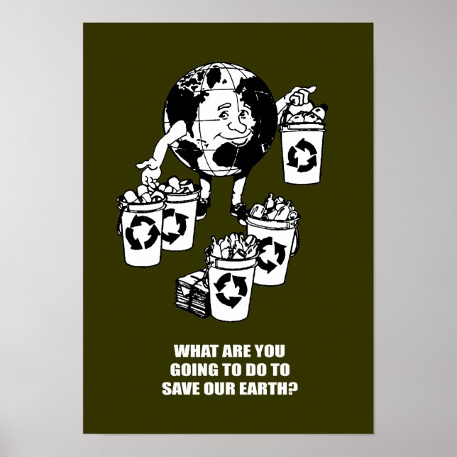 POSTER O QUE VAIS FAZER PARA SALVAR A TERRA? (Frente)