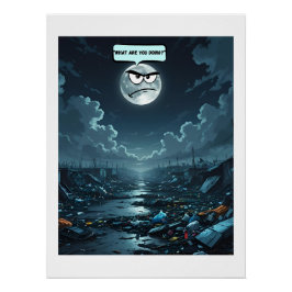 Póster O Que Você Está Fazendo? - Se A Lua Pudesse Falar