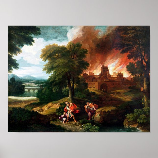 Póster O Queimamento de Troia (Frente)