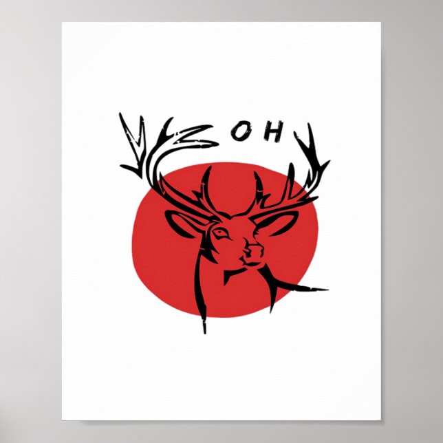 Poster O Querido O Querido Design Clássico Retro Vermelho (Frente)