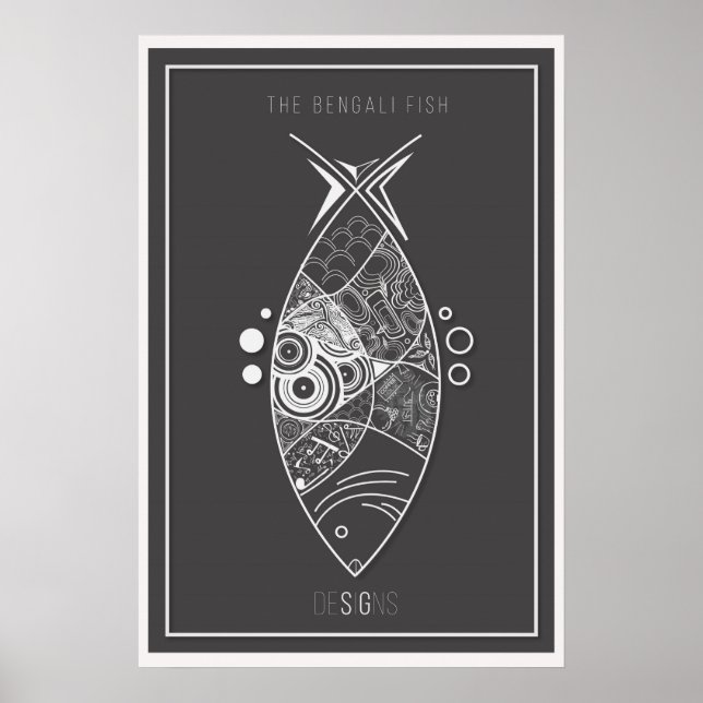 Póster O rabo de peixe Bengali (Frente)