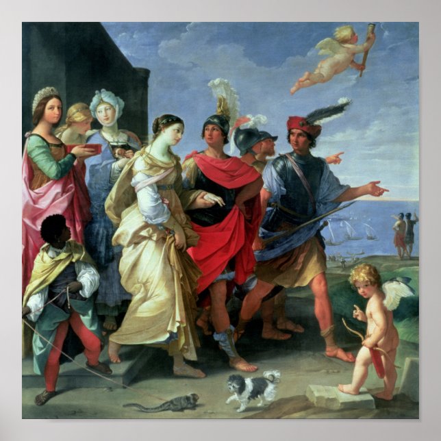 Póster O rapto de Helen, c.1626-31 (Frente)