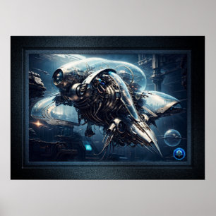 Poster O Raspian Dylove Drone AI Art de Xzendor7