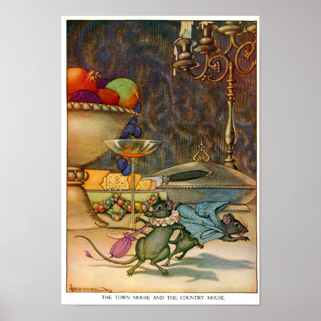 Poster O Rato da Cidade e o Rato do País (Frente)