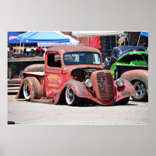 Póster O rato Rod pegara o caminhão