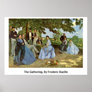 Póster O recolhimento, por Frederic Bazille
