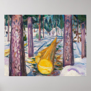 Poster O registro amarelo de Edvard Munch