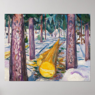 Poster O registro amarelo de Edvard Munch